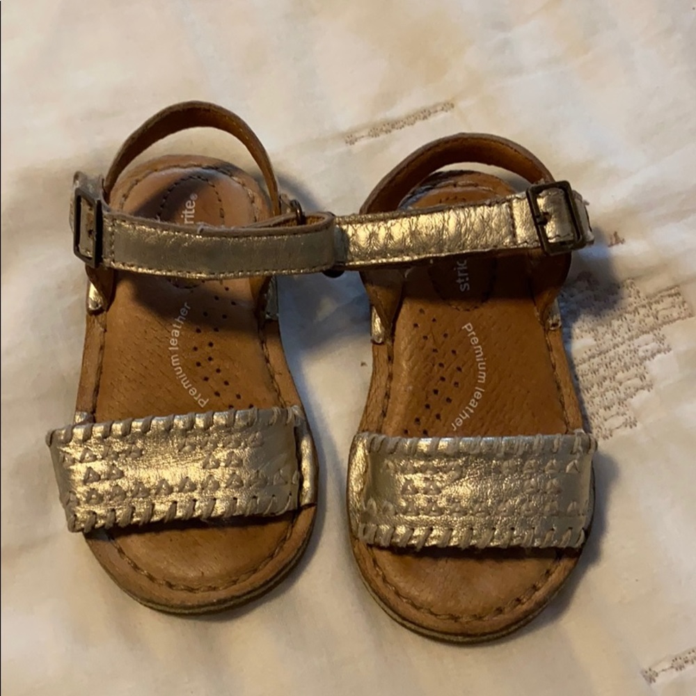 Gold sandals
